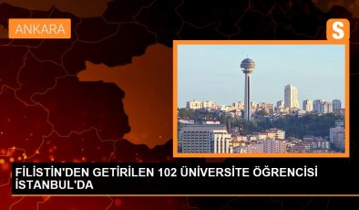 İsrail saldırılarından kaçan 102 Filistinli öğrenci Türkiye’ye getirildi