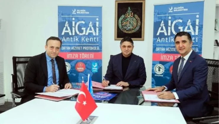 Aliağa Belediyesi, Aigai Antik Kenti’ndeki Kazılara Destek Vermeye Devam Ediyor