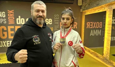 Eskişehirli Sporcu Ceylin Çiftçi Muay Thai Open Cup Avrupa Şampiyonası’nda Şampiyon Oldu