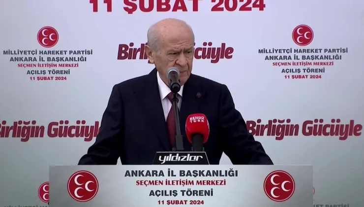 MHP Genel Başkanı Devlet Bahçeli Ankara’da konuştu