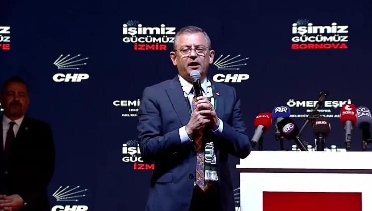 CHP Genel Başkanı Özgür Özel, İzmir Bornova’da İftar Programında Konuştu