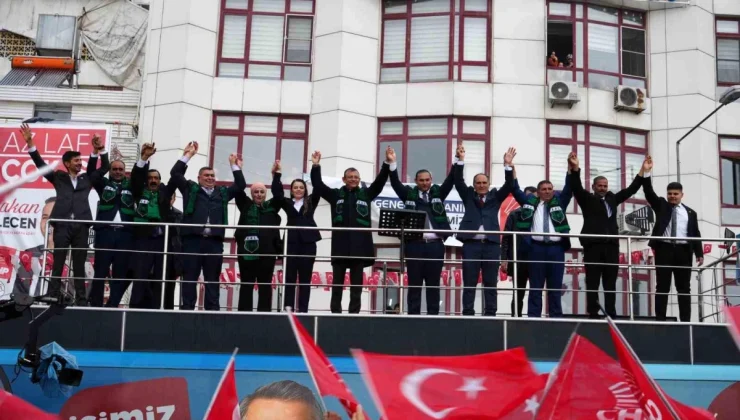 CHP Genel Başkanı Özgür Özel: Kilis’te AK Parti ile kafa kafaya yarışıyoruz