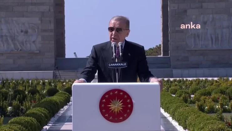 Cumhurbaşkanı Erdoğan: Türkiye, Çanakkale’de verilen mücadeleye benzer bir duruş sergiliyor