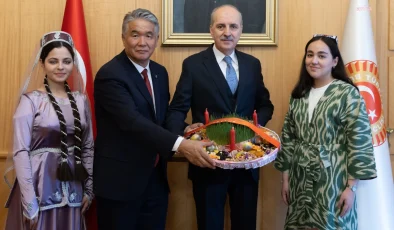 TBMM Başkanı Numan Kurtulmuş, TÜRKSOY Heyetini Kabul Etti