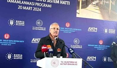 Ulaştırma Bakanı Uraloğlu: Türkiye’de kent içi raylı sistem uzunluğu 433 kilometreye ulaştı