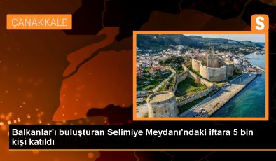 Edirne Valiliği Balkan Şehirleri İş Birliği Edirne Platformunca Selimiye Meydanı’nda 5 bin kişilik iftar programı düzenlendi