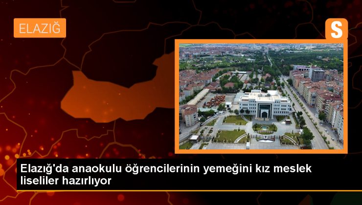 Elazığ’da Kız Meslek Lisesi Öğrencileri Beslenme Desteği Projesiyle Anaokulu Öğrencilerine Hizmet Veriyor