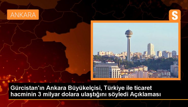 Gürcistan’ın Ankara Büyükelçisi: 2023’te Türkiye ile dış ticaret hacmi 3 milyar dolara ulaştı