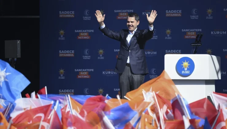 İBB Başkan adayı Kurum, AK Parti’nin Sancaktepe mitinginde konuştu Açıklaması
