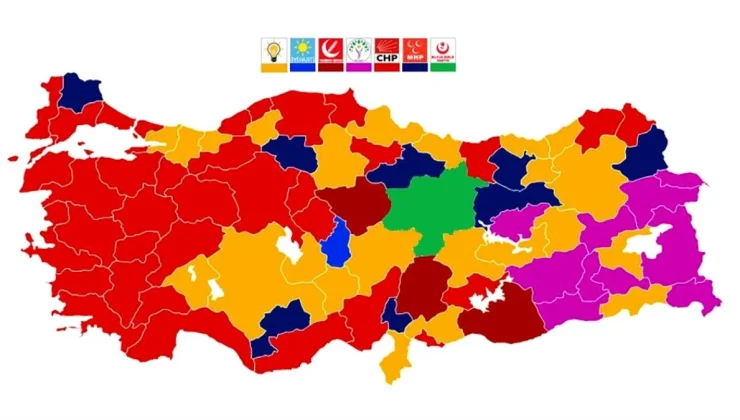 Samsun’da İlçe Belediye Başkanlığı Seçim Sonuçları