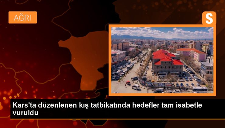 TSK Kars’ta düzenlediği kış tatbikatında hedefler tam isabetle vuruldu