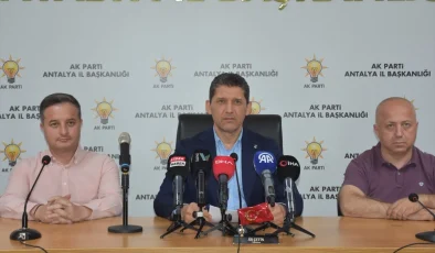 AK Parti Antalya İl Başkanı: Teleferik kazası derinlemesine araştırılmalı