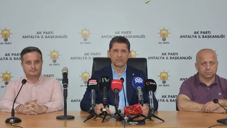 AK Parti Antalya İl Başkanı: Teleferik kazası derinlemesine araştırılmalı