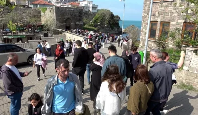 Amasra, 9 günlük bayram tatilinde tarihi bir rekora imza attı