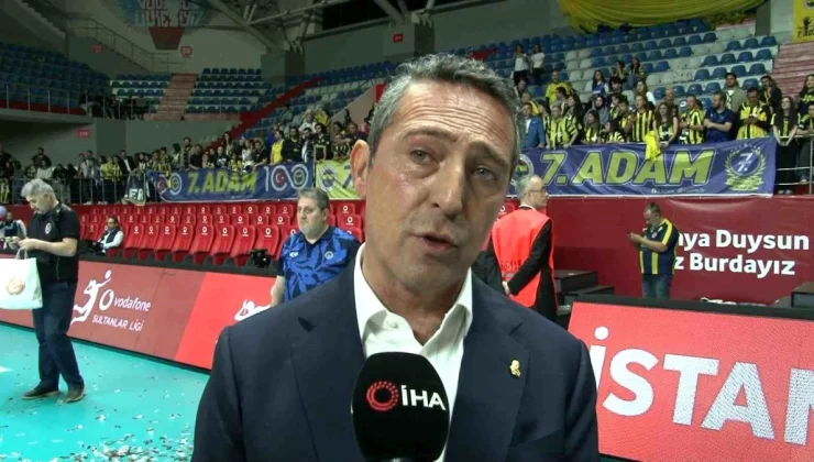 Fenerbahçe Başkanı Ali Koç, Sultanlar Ligi’nde Şampiyonluğu Değerlendirdi