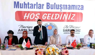 Akdeniz Belediye Başkanı Hoşyar Sarıyıldız, Muhtarlarla Buluştu